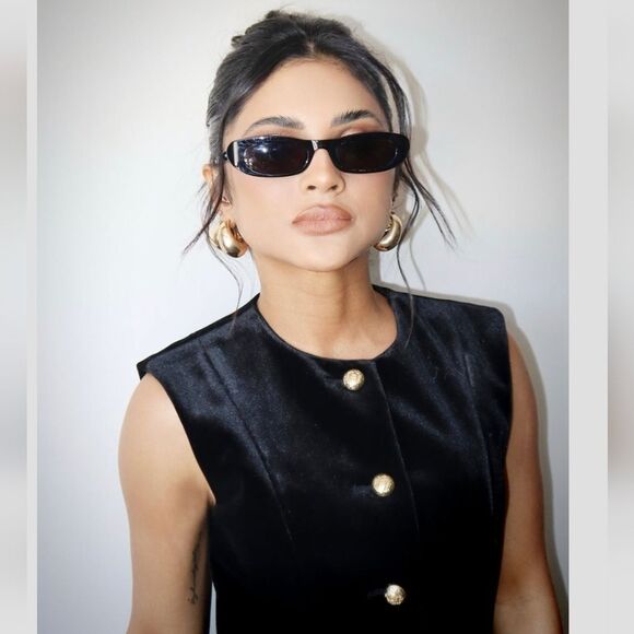 NWT ZARA Benla PEPLUM VELVETβDRESS ZW COLLECTION - Picture 3 of 15